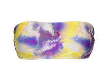 Cargar imagen en el visor de la galería, Product Front: Rio De Sol Sostén Top Tiedye-Purple Bandeau-Reto