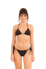 Cargar imagen en el visor de la galería, Model Front: Rio De Sol Bragas Bottom Dots-Black Frufru-Comfy