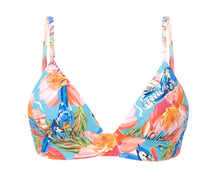 Cargar imagen en el visor de la galería, Product Front: Rio De Sol Sostén Top Zinnia Tri-Cos