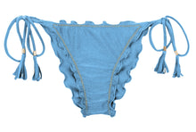 Cargar imagen en el visor de la galería, Product Front: Rio De Sol Bragas Bottom Shimmer-Baltic-Sea Frufru