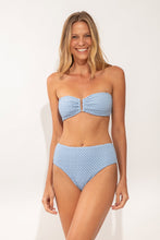 Cargar imagen en el visor de la galería, Model Front: Rio De Sol Bragas Bottom Drift-Cianita Hotpants