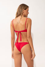 Cargar imagen en el visor de la galería, Model Back: Rio De Sol Bragas Bottom Malibu-Malagueta Cheeky-Tie