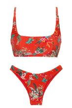 Cargar imagen en el visor de la galería, Product Front: Rio De Sol Conjunto Set Wildflowers Bra-Sport Lisboa