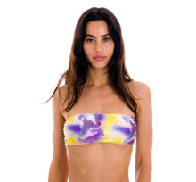 Cargar imagen en el visor de la galería, Gallery: Rio De Sol Sostén Top Tiedye-Purple Bandeau-Reto