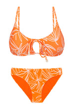 Cargar imagen en el visor de la galería, Product Front: Rio De Sol Conjunto Set Trail-Orange Tank-Tie Essential-Comfy