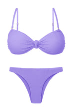 Cargar imagen en el visor de la galería, Product Front: Rio De Sol Conjunto Set Bora-Lavanda Bandeau-Joy Leblon