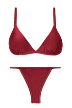 Cargar imagen en el visor de la galería, Product Front: Rio De Sol Conjunto Set Shimmer-Divino Tri-Fixo California