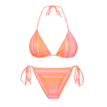 Cargar imagen en el visor de la galería, Product Front: Rio De Sol Conjunto Set Solea Tri-Inv Cheeky-Tie
