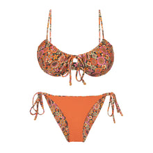 Cargar imagen en el visor de la galería, Product Back: Rio De Sol Conjunto Set Bouquet Balconet-Tie Ibiza-Comfy