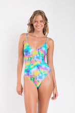 Cargar imagen en el visor de la galería, Model Front: Rio De Sol Una Pieza Fusion Hype