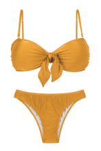 Cargar imagen en el visor de la galería, Product Front: Rio De Sol Conjunto Set Damasco Bandeau-No Essential