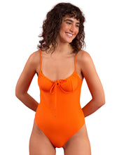 Cargar imagen en el visor de la galería, Gallery: Rio De Sol Una Pieza Dots-Orange Julia
