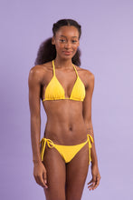 Cargar imagen en el visor de la galería, Image 10: Rio De Sol Conjunto Set Malibu-Yellow Tri-Inv Cheeky-Tie