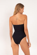 Cargar imagen en el visor de la galería, Model Back: Rio De Sol Una Pieza Shimmer-Black Sara-Op