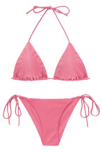 Cargar imagen en el visor de la galería, Product Front: Rio De Sol Conjunto Set Shimmer-Confetti Tri-Rope Cheeky-Rope