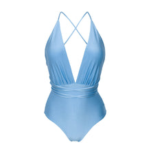 Cargar imagen en el visor de la galería, Product Front: Rio De Sol Una Pieza Shimmer-Baltic-Sea New Vegas