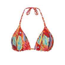 Cargar imagen en el visor de la galería, Product Back: Rio De Sol Sostén Top Floral-Scales Tri-Inv