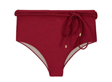 Cargar imagen en el visor de la galería, Product Front: Rio De Sol Bragas Bottom Shimmer-Divino Belted-High-Waist