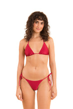 Cargar imagen en el visor de la galería, Model Front: Rio De Sol Bragas Bottom Shimmer-Divino Cheeky-Tie