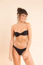 Cargar imagen en el visor de la galería, Image 12: Rio De Sol Conjunto Set Shimmer-Black Bandeau-Joy Essential