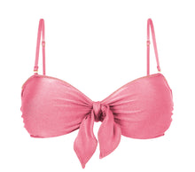 Cargar imagen en el visor de la galería, Product Front: Rio De Sol Sostén Top Shimmer-Confetti Bandeau-Knot