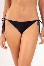 Cargar imagen en el visor de la galería, Gallery: Rio De Sol Bragas Bottom Shimmer-Black Ibiza-Comfy-Gold