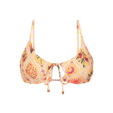 Cargar imagen en el visor de la galería, Product Front: Rio De Sol Sostén Top Mosaico Tank-Tie