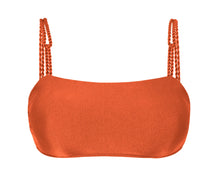 Cargar imagen en el visor de la galería, Product Front: Rio De Sol Sostén Top Paprica Bandeau-Reto