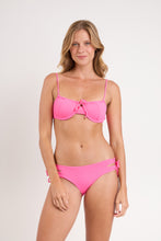 Cargar imagen en el visor de la galería, Model Front: Rio De Sol Conjunto Set Mtx-Ultrapink Balconet-Tie Madrid