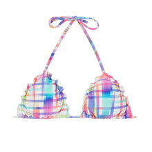 Cargar imagen en el visor de la galería, Product Front: Rio De Sol Sostén Soutien Plaid Frufru