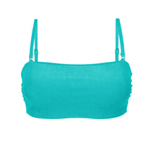 Cargar imagen en el visor de la galería, Product Front: Rio De Sol Sostén Top Malibu-Atol Bandeau-Reto