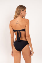Cargar imagen en el visor de la galería, Model Back: Rio De Sol Bragas Bottom Malibu-Black Essential-Comfy