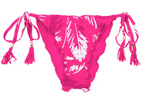 Cargar imagen en el visor de la galería, Product Front: Rio De Sol Bragas Bottom Pink-Palms Frufru