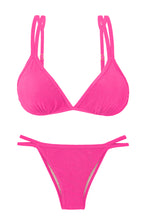 Cargar imagen en el visor de la galería, Product Front: Rio De Sol Conjunto Set Malibu-Rosa Tri-Duo Rio-Duo