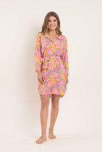 Cargar imagen en el visor de la galería, Model Front: Rio De Sol Vestido Camidero Lyla Chemise