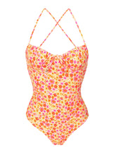Cargar imagen en el visor de la galería, Product Front: Rio De Sol Una Pieza Ditsy-Butter Julia