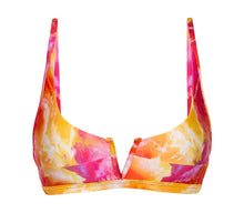 Cargar imagen en el visor de la galería, Product Front: Rio De Sol Sostén Top Tiedye-Red Bra-V