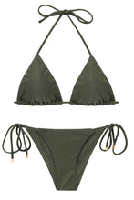 Cargar imagen en el visor de la galería, Product Front: Rio De Sol Conjunto Set Croco Tri-Inv Cheeky-Tie