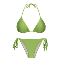 Cargar imagen en el visor de la galería, Product Front: Rio De Sol Conjunto Set Shimmer-Botanica Tri-Inv Lacinho