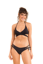 Cargar imagen en el visor de la galería, Model Front: Rio De Sol Bragas Bottom Dots-Black Madrid