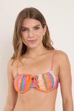 Cargar imagen en el visor de la galería, Gallery: Rio De Sol Sostén Top Stripes Balconet-Tie