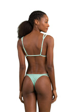 Cargar imagen en el visor de la galería, Model Back: Rio De Sol Conjunto Set Malibu-Menta Tri-Duo Mini-Duo