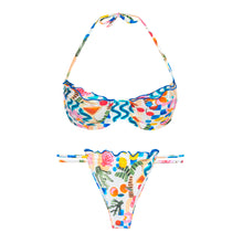 Cargar imagen en el visor de la galería, Product Front: Rio De Sol Conjunto Set Al-Mare Balconet-Frufru Pipa-Frufru