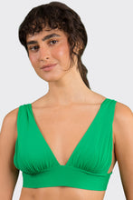 Cargar imagen en el visor de la galería, Gallery: Rio De Sol Sostén Top Tambourine Halter-Marina