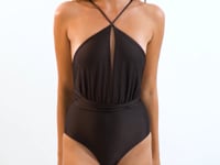 Cargar y reproducir el video en el visor de la galería, Video: Rio De Sol Una Pieza Shimmer-Coffee New Vegas