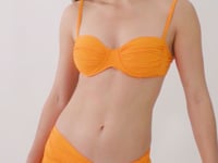 Cargar y reproducir el video en el visor de la galería, Video: Rio De Sol Falda De Playa Bio-Laranjada Skirt Knot