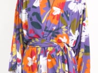 Cargar y reproducir el video en el visor de la galería, Video: Rio De Sol Caftán / Cubrir Garden-Flower Kimono