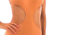 Cargar y reproducir el video en el visor de la galería, Video: Rio De Sol Una Pieza Rose Body Decote