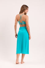Cargar imagen en el visor de la galería, Model Back: Rio De Sol Falda De Playa Amb-Nannai Long Skirt Knot