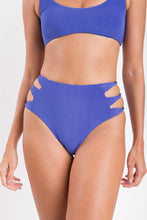 Cargar imagen en el visor de la galería, Image 06: Rio De Sol Bragas Bottom Malibu-Indigo Highwaist-Spin